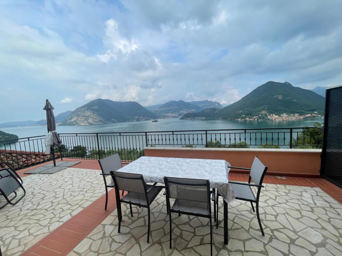 Appartamento Vista Lago D'Iseo Sulzano Exterior foto